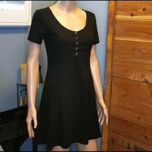 Vans Skater Dress, ribbed knitted Black, Large